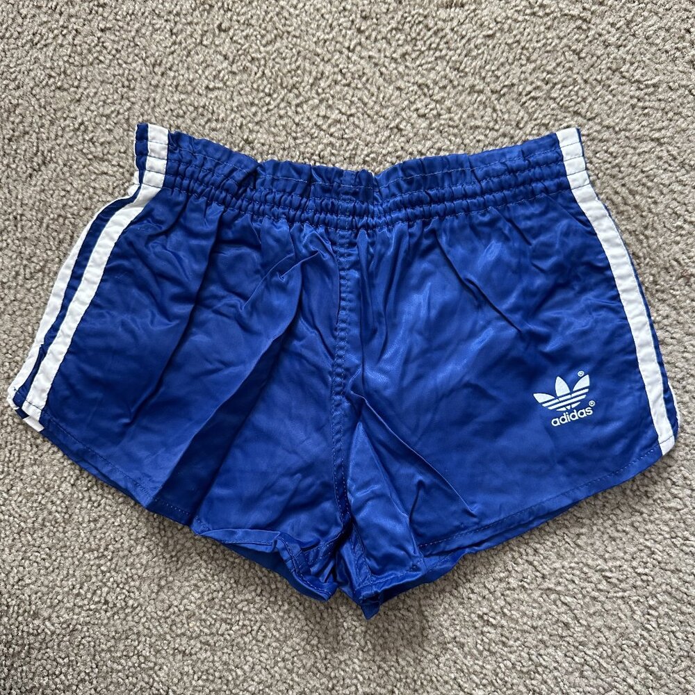 vintage 1980's Adidas nylon shorts